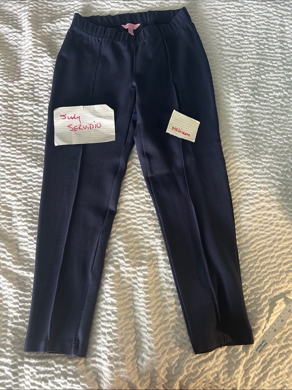 Lilly Pulitzer Navy Straight-Leg Dress Pants